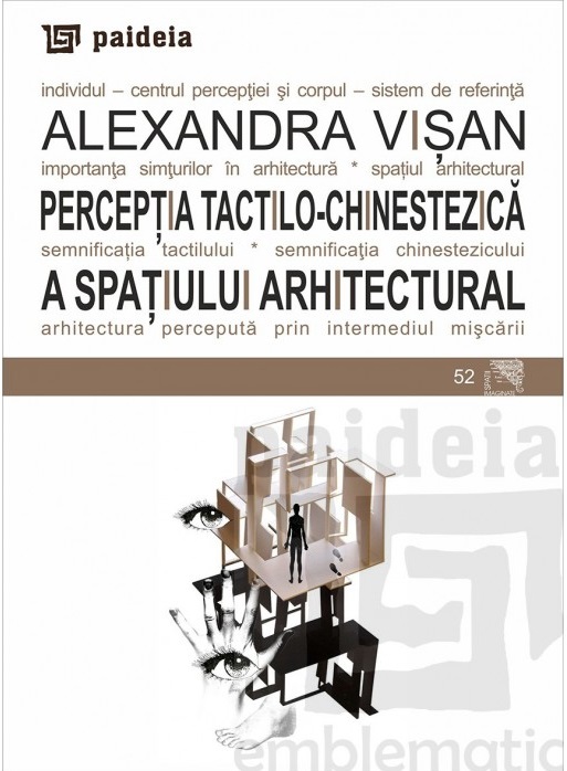 Carte Perceptia tactilo-chinestezica a spatiului arhitectural autor Alexandra Visan editura Paideia