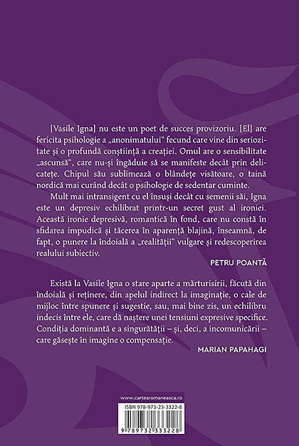 Carte Periscop autor Vasile Igna editura Cartea Romaneasca