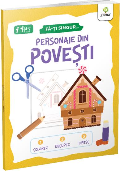 Carte Personaje din povesti/ Fa-ti singur editura Gama