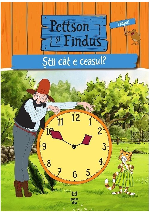Carte Pettson si Findus. Stii cat e ceasul? editura Trei