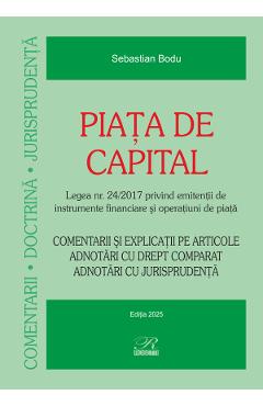 Carte Piata de capital - Sebastian Bodu editura Sebastian Bodu