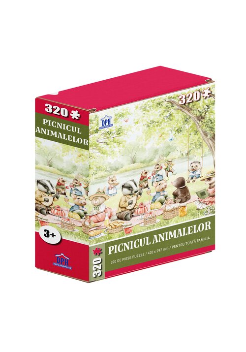 Carte Picnicul Animalelor - Puzzle 320 piese editura Didactica Publishing House