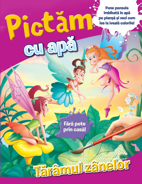 Carte Pictăm cu apă. Tărâmul zânelor editura Litera