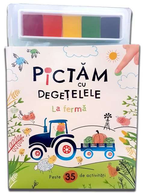 Carte Pictăm cu degețelele. La fermă editura Litera