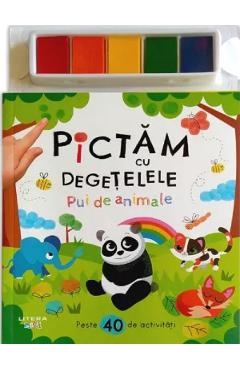 Carte Pictam cu degetelele. Pui de animale editura -