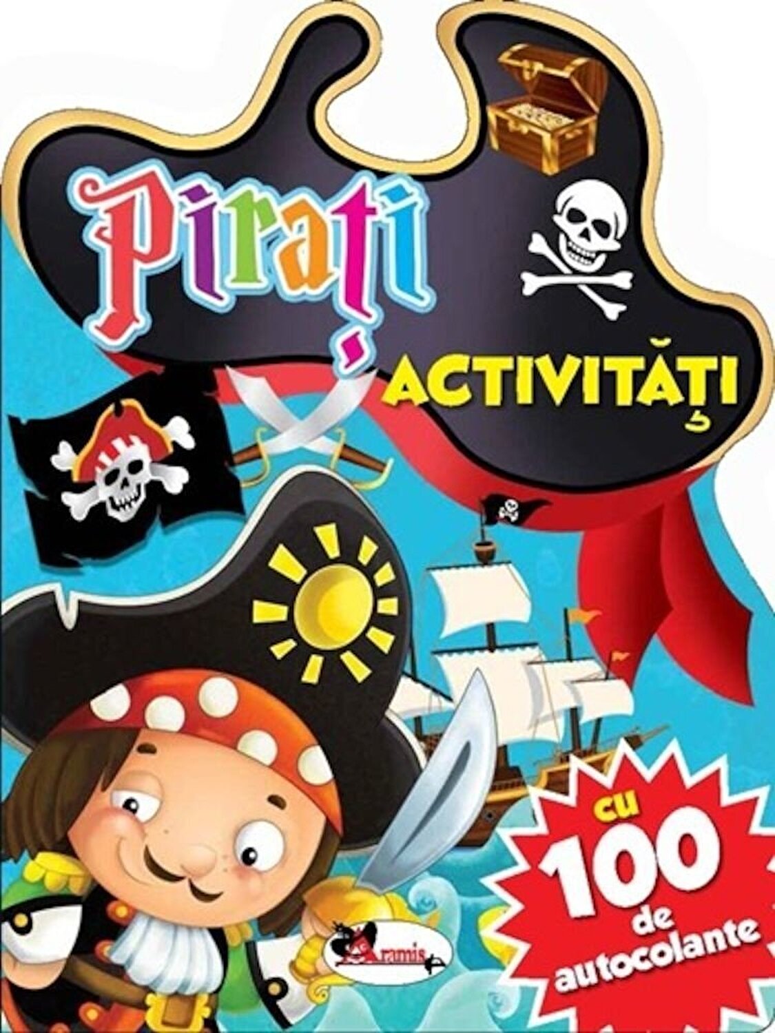 Carte Pirati - Activitati cu 100 de autocolante   editura Aramis