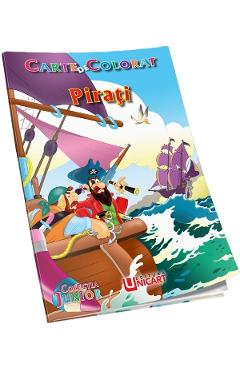 Carte Pirati. Carte de colorat editura -