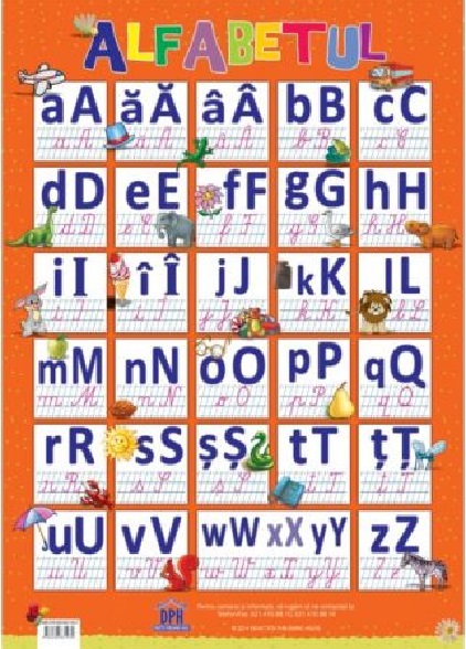 Carte Plansa Alfabet   editura Didactica Publishing House