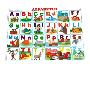 Carte Plansa Alfabetul format A3