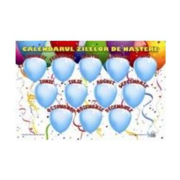 Carte Plansa Calendarul Zilelor De Nastere