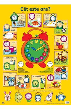 Carte Plansa: Cat este ora? editura -