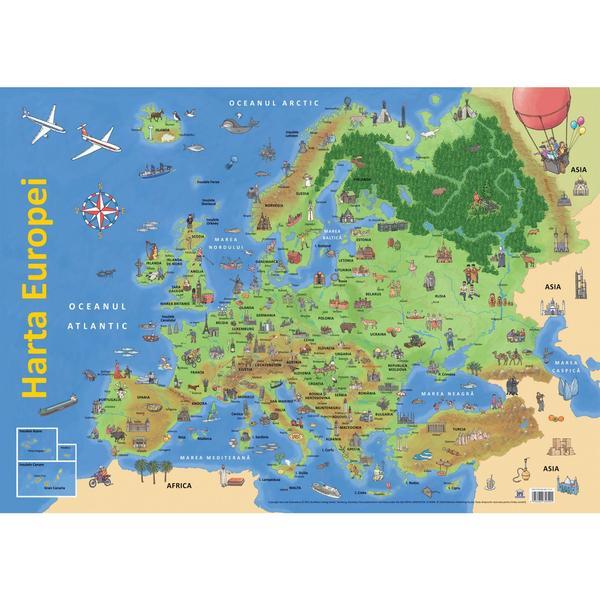 Carte Plansa: Harta Europei