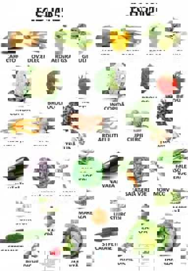 Carte Plansa Legume editura DPH