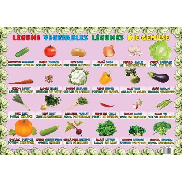 Carte Plansa Legume