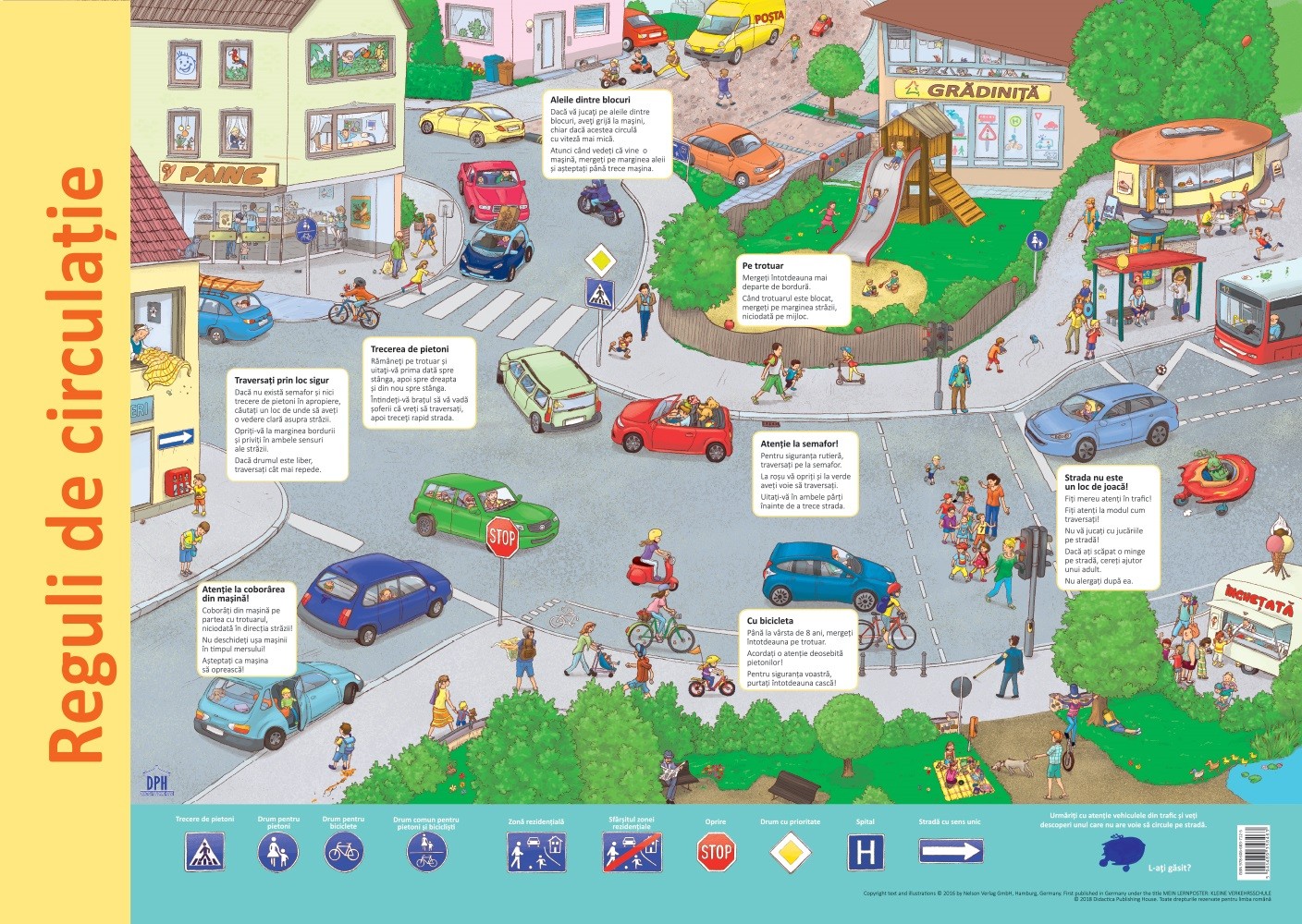 Carte Plansa - Reguli de circulatie autor Nelson Verlag editura Didactica Publishing House