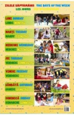 Carte Plansa Zilele Saptamanii editura -