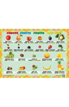 Carte Plansa fructe editura Autor Anonim