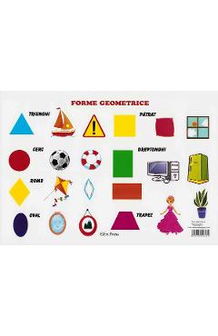 Carte Plansa. Forme geometrice editura -