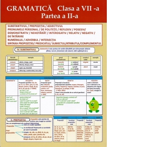 Carte Plansa. Gramatica - Clasa a VII-a