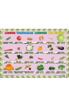 Carte Plansa. Legume editura Autor Anonim