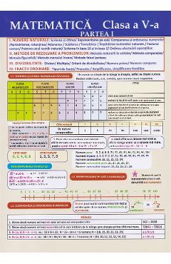Carte Plansa. Matematica - Clasa 5 Partea 1 editura -