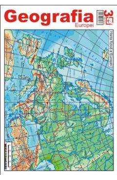 Carte Pliant geografia Europei 3 editura -
