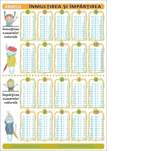 Carte Pliant inmultirea/impartirea
