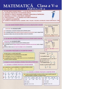 Carte Pliant. Matematica. Clasa a V-a