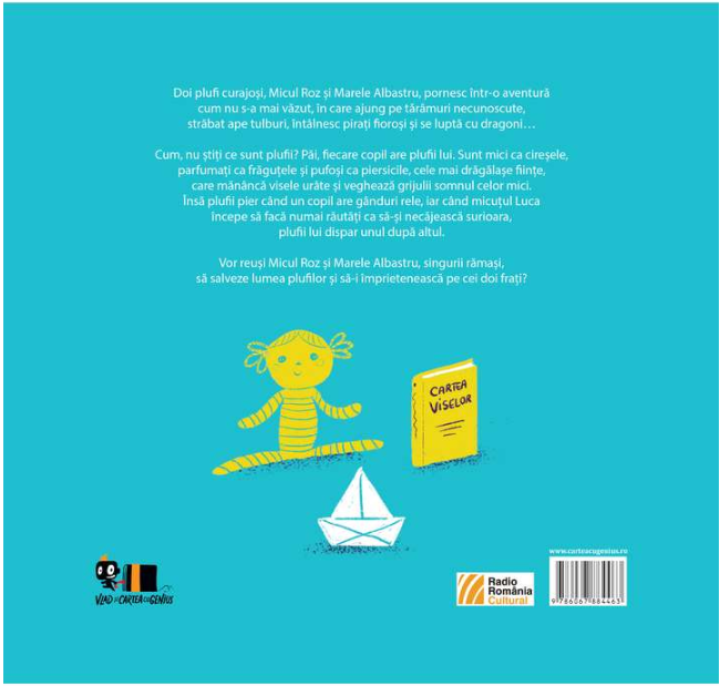 Carte Plufii autor Raluca Poenaru editura Vlad si cartea cu Genius