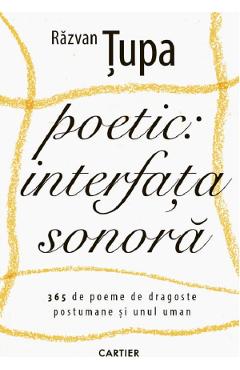 Carte Poetic. Interfata sonora - Razvan Tupa editura Razvan Tupa