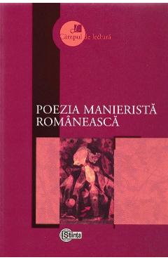 Carte Poezia manierista romaneasca editura -