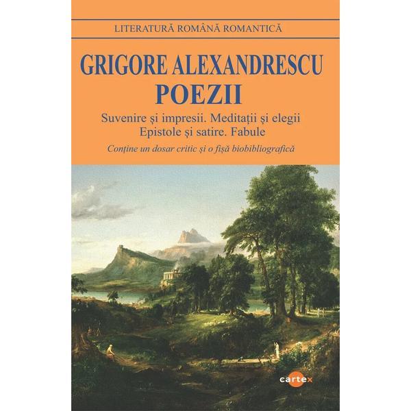Carte Poezii - Grigore Alexandrescu