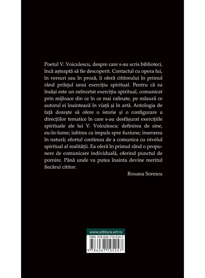 Carte Poezii autor Vasile Voiculescu editura Art