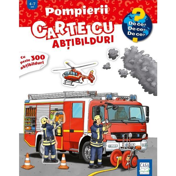 Carte Pompierii. Carte cu abtibilduri - Niklas Bower