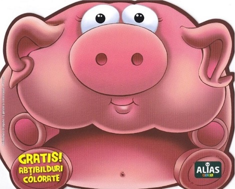 Carte Porcul. Abtibilduri colorate + jucarie editura Crime Scene Press