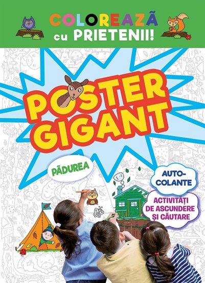 Carte Poster gigant. Padurea editura Prestige