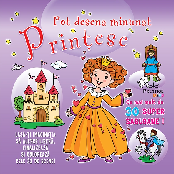 Carte Pot desena minunat Printese   editura Prestige