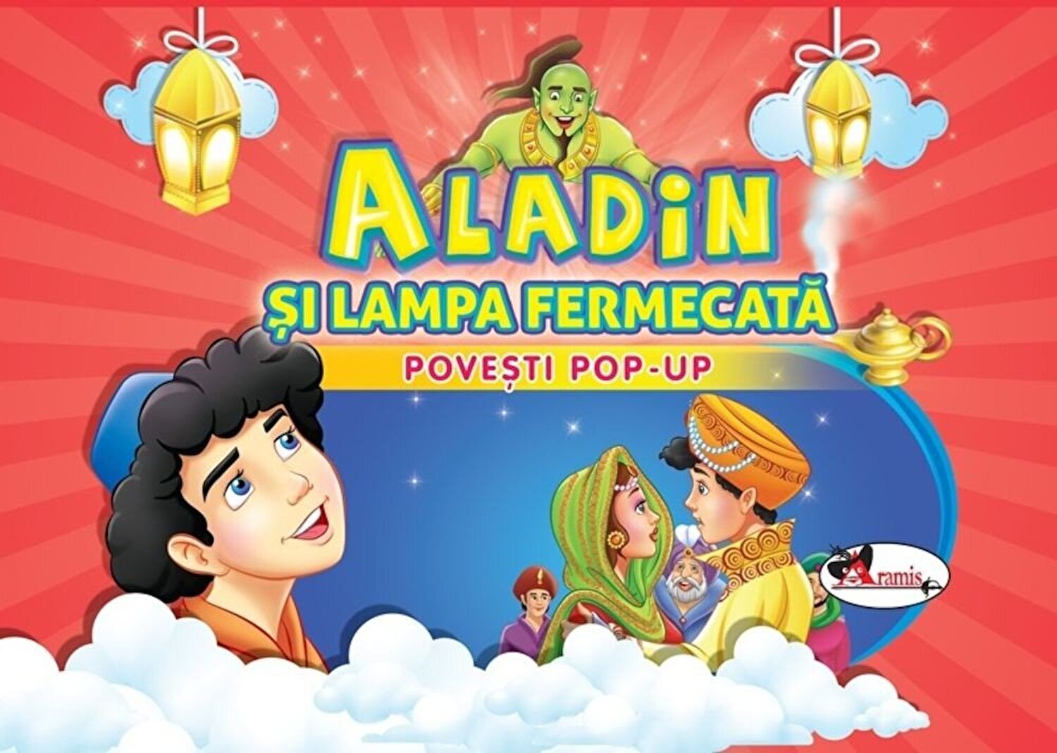 Carte Poveste pop-up - Aladin si lampa fermecata   editura Aramis