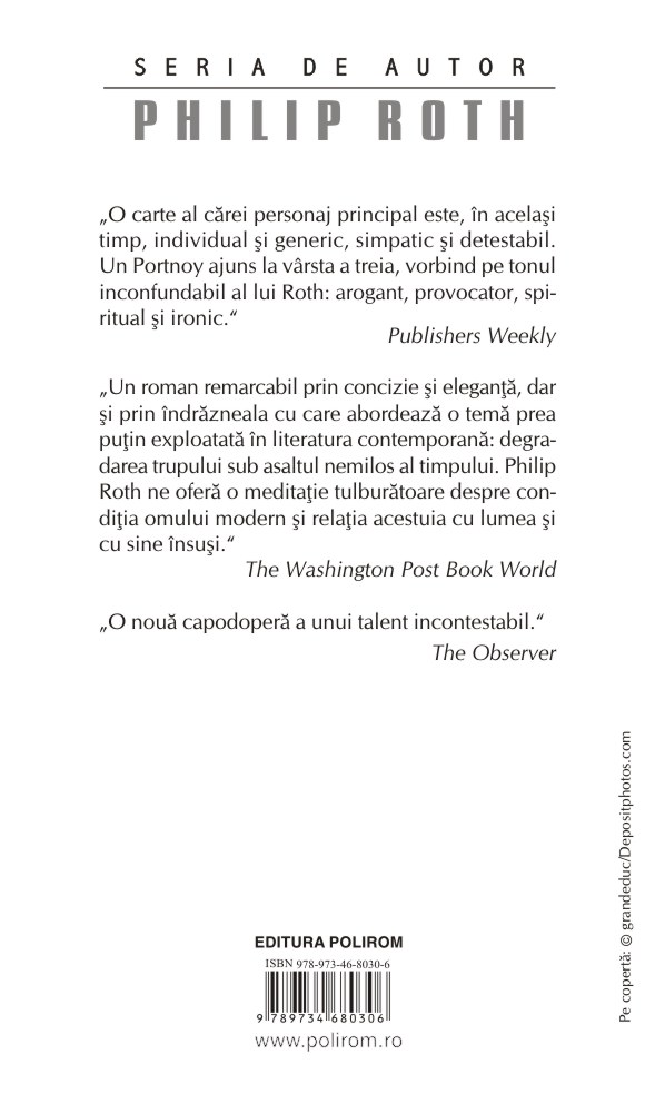 Carte Povestea lui Orisicine autor Philip Roth editura Polirom