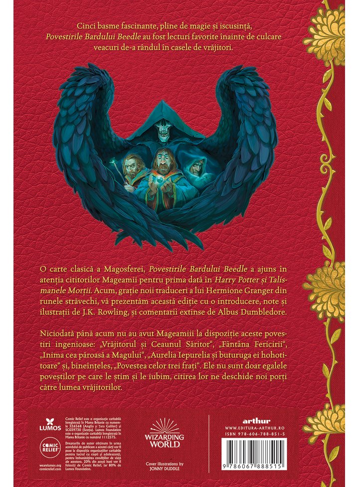 Carte Povestirile Bardului Beedle autor J.K. Rowling editura Arthur