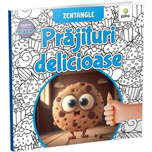 Carte Prajituri delicioase. Carte de colorat