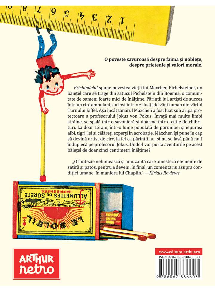 Carte Prichindelul autor Erich Kastner editura Arthur