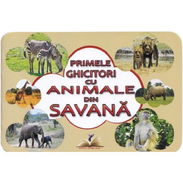 Carte Primele ghicitori cu animale din savana
