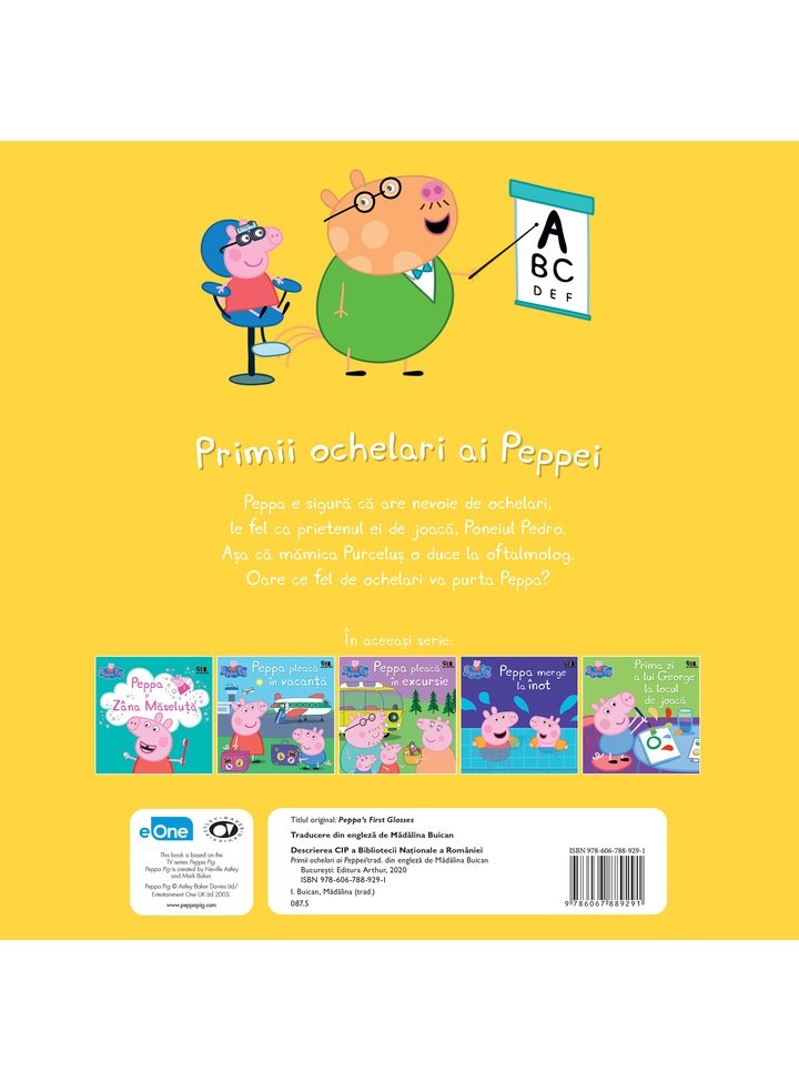 Carte Primii ochelari ai Peppei autor Neville Astley