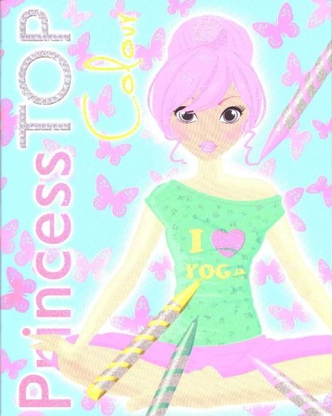 Carte Princess Top - Color (bleu)   editura Girasol