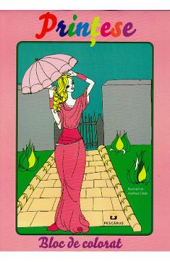 Carte Printese - Bloc de colorat editura -