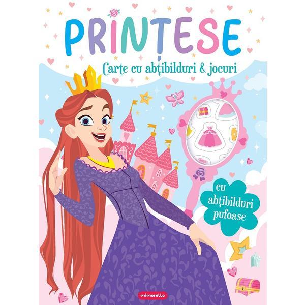 Carte Printese. Carte cu abtibilduri si jocuri