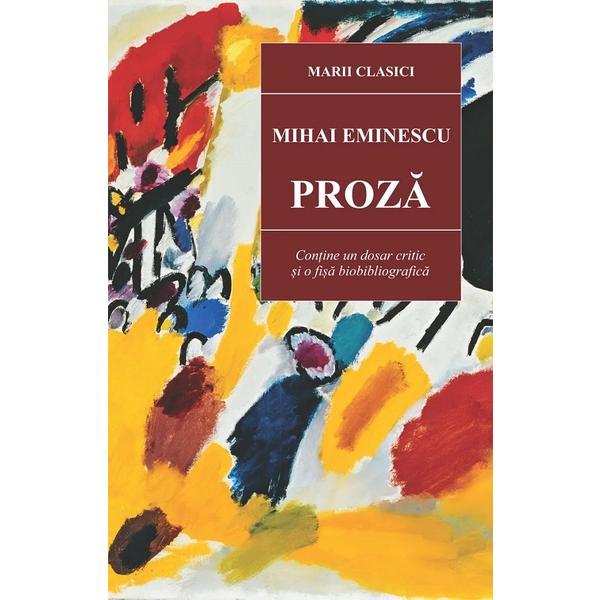 Carte Proza - Mihai Eminescu