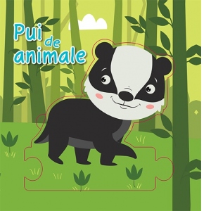 Carte Pui de animale. Carte puzzle