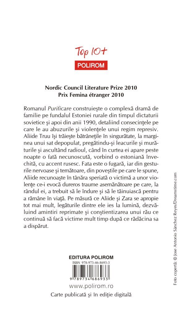 Carte Purificare autor Sofi Oksanen editura Polirom